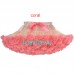 Adult /infant/girl/baby/toddler/kid Tutu Fluffy Party Skirt Soft Princess Ballet Pettiskirt Women's Dancewear coral